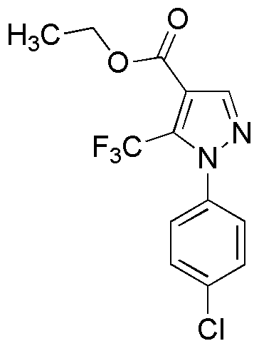 Ethyl 1-(4-chlorophenyl)-5-(trifluoromethyl)-1H-pyrazole-4-carboxylate