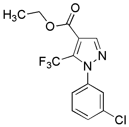 Ethyl 1-(3-chlorophenyl)-5-(trifluoromethyl)-1H-pyrazole-4-carboxylate