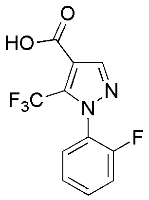 5-(Trifluoromethyl)-1-(2-fluorophenyl)-1H-pyrazole-4-carboxylic acid