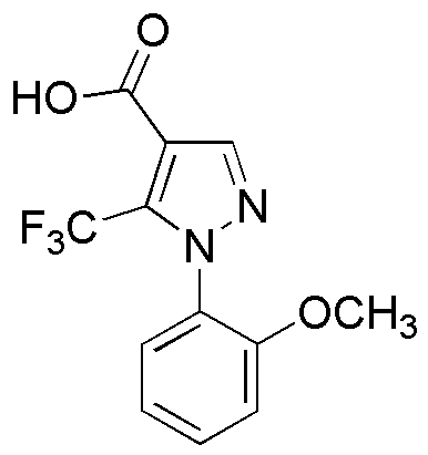 Ácido 1-(2-metoxifenil)-5-(trifluorometil)-1H-pirazol-4-carboxílico