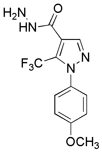 1-(4-Methoxyphenyl)-5-(trifluoromethyl)-1H-pyrazole-4-carbohydrazide