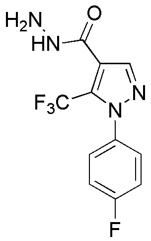 5-(trifluorométhyl)-1-(4-fluorophényl)-1H-pyrazole-4-carbohydrazide