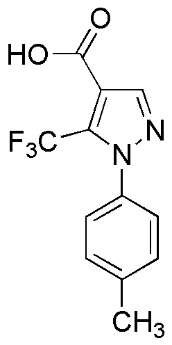 Ácido 1-(4-metilfenil)-5-(trifluorometil)-1H-pirazol-4-carboxílico