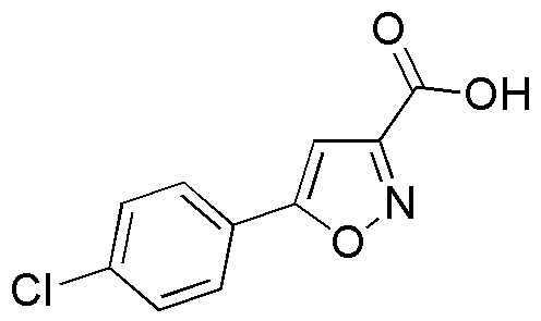 Ácido 5-(4-clorofenil)isoxazol-3-carboxílico