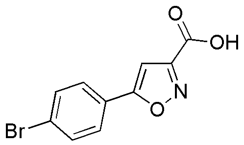 Ácido 5-(4-bromofenil)isoxazol-3-carboxílico