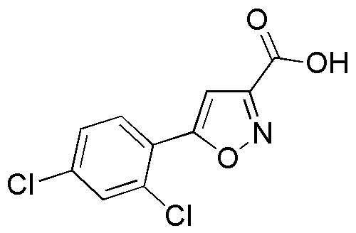 Ácido 5-(2,4-diclorofenil)isoxazol-3-carboxílico