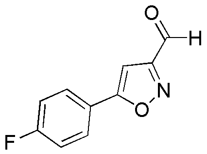 5-(4-fluorophényl)isoxazole-3-carboxaldéhyde