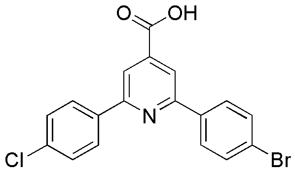 2-(4-Bromophenyl)-6-(4-chlorophenyl)pyridine-4-carboxylic acid