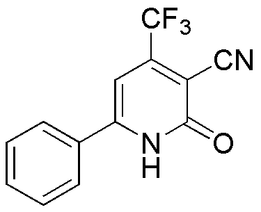 1,2-Dihidro-2-oxo-6-fenil-4-(trifluorometil)3-piridinacarbonitrilo