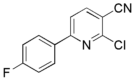 2-Cloro-3-ciano-6-(4-fluorofenil)piridina