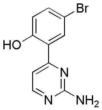 2-(2-aminopyrimidin-4-yl)-4-bromophénol