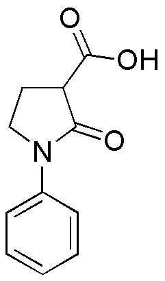 1-Phenyl-2-oxo-3-pyrrolidinecarboxylic acid