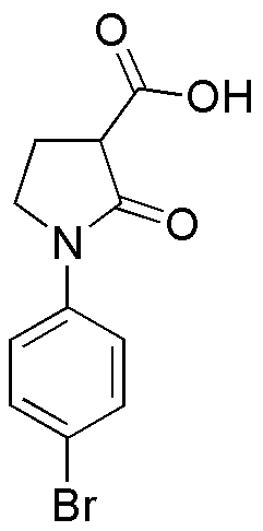 Ácido 1-(4-bromofenil)-2-oxopirrolidin-3-carboxílico