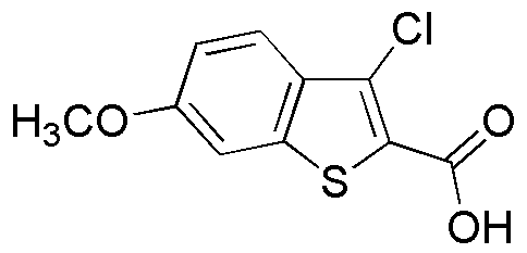 Ácido 3-cloro-6-metoxi-1-benzotiofeno-2-carboxílico