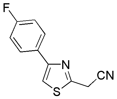 2-(4-(4-fluorofenil)tiazol-2-il)acetonitrilo