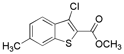 3-chloro-6-méthylbenzo[b]thiophène-2-carboxylate de méthyle