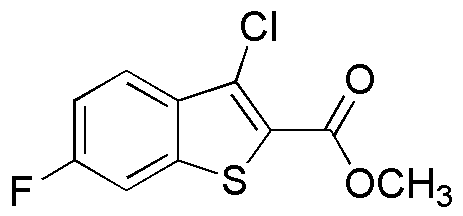 3-chloro-6-fluorobenzo[b]thiophène-2-carboxylate de méthyle