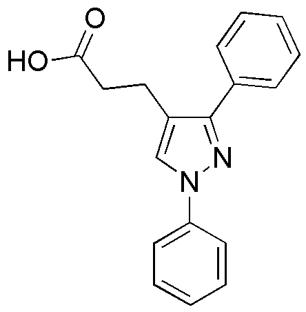 Ácido 1,3-difenilpirazol-4-propiónico