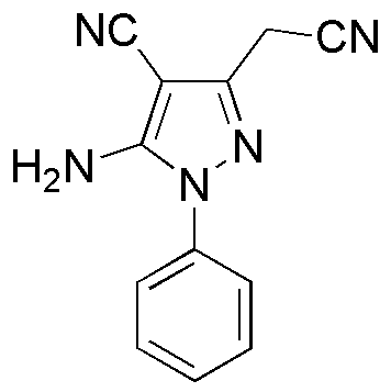 5-Amino-4-cyano-1-phenyl-3-pyrazole acetonitrile