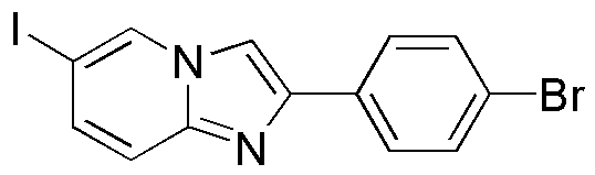 2-(4-bromofenil)-6-yodoimidazo[1,2-a]piridina