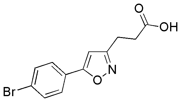 Ácido 5-(4-bromofenil)isoxazol-3-propiónico