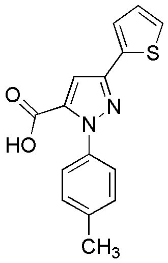 Ácido 1-(4-metilfenil)-3-(2-tienil)-1H-pirazol-5-carboxílico