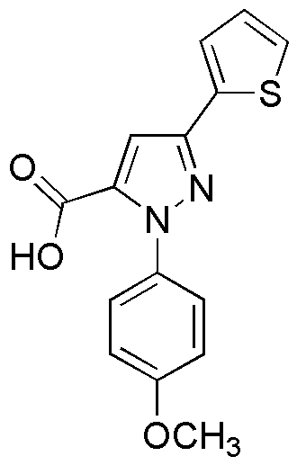 Ácido 1-(4-metoxifenil)-3-(2-tienil)-1H-pirazol-5-carboxílico