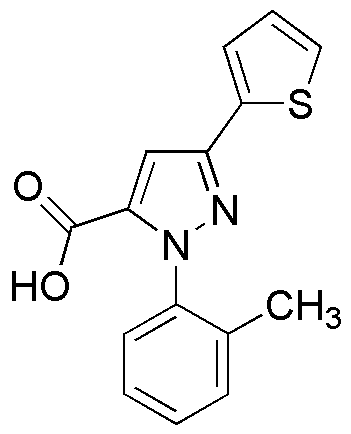 Ácido 1-(2-metilfenil)-3-(2-tienil)-1H-pirazol-5-carboxílico