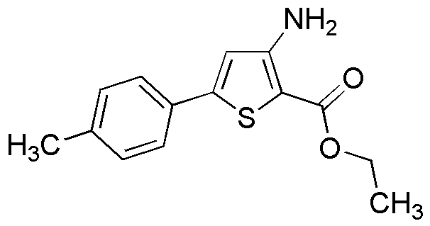 3-amino-5-(4-méthylphényl)thiophène-2-carboxylate d'éthyle