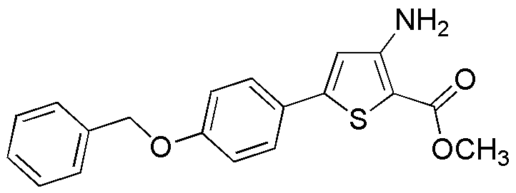 Methyl 3-Amino-5-(4-(benzyloxy)phenyl)thiophene-2-carboxylate