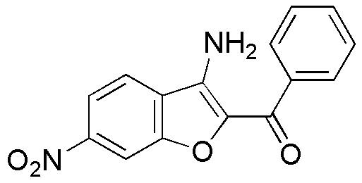 3-Amino-2-benzoyl-6-nitrobenzofurane