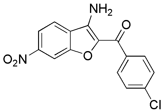 3-Amino-2-(4-clorobenzoil)-6-nitro-benzofurano