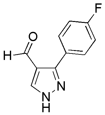 3-(4-fluorofenil)-1H-pirazol-4-carboxaldehído