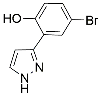 4-Bromo-2-(1H-pyrazol-3-yl)phénol