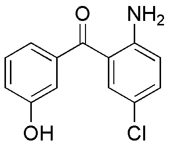 2-Amino-5-cloro-3'-hidroxibenzofenona