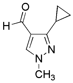 3-Ciclopropil-1-metil-1H-pirazol-4-carboxaldehído