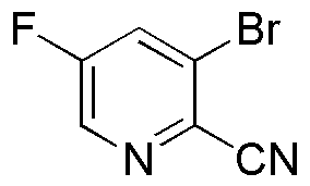 3-Bromo-2-ciano-5-fluoropiridina