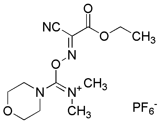 Hexafluorofosfato de (1-ciano-2-etoxi-2-oxoetilidenaminooxi)dimetilamino-morfolino-carbenio