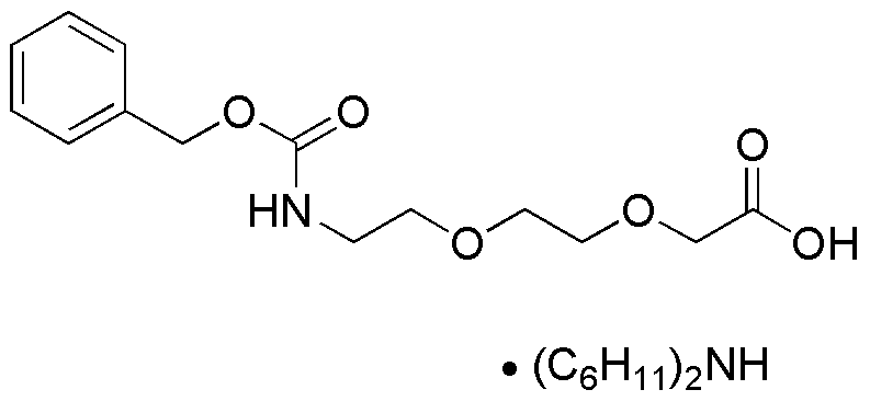 Sal de diciclohexilamonio del ácido Z-8-amino-3,6-dioxaoctanoico