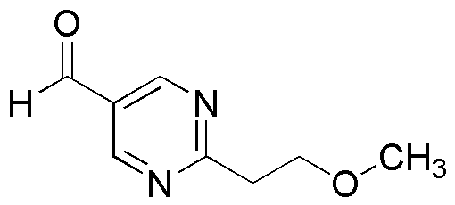 2-(2-Metoxietil)pirimidina-5-carbaldehído