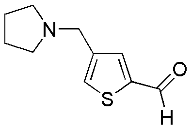 4-(Pyrrolidin-1-ylmethyl)thiophene-2-carbaldehyde