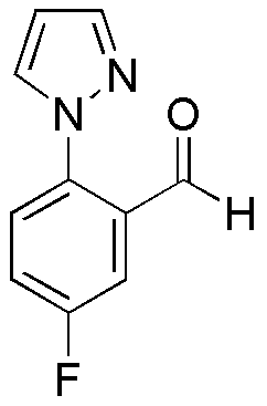 5-Fluoro-2-(1H-pirazol-1-il)benzaldehído