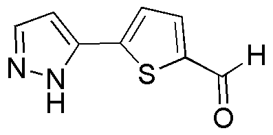 5-(1H-Pyrazol-5-yl)thiophene-2-carbaldehyde