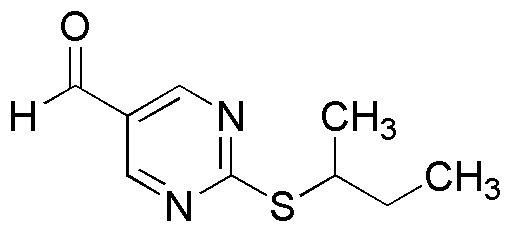 2-(sec-butiltio)pirimidina-5-carbaldehído