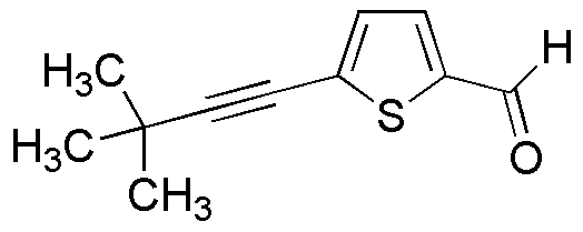 5-(3-Hidroxi-3-metilbut-1-in-1-il)tiofeno-2-carbaldehído