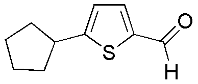 5-Cyclopentylthiophene-2-carbaldehyde