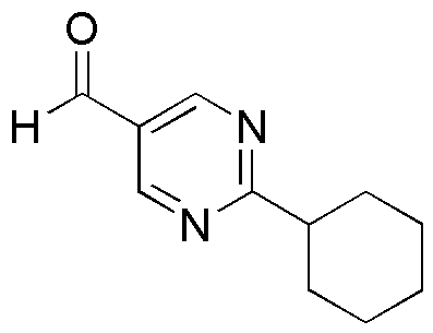 2-Ciclohexil-5-pirimidincarbaldehído