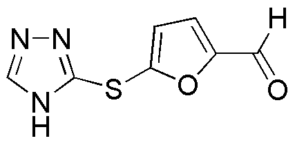 5-(4H-1,2,4-Triazol-3-ylthio)-2-furaldehyde