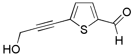 5-(3-hydroxyprop-1-yn-1-yl)thiophène-2-carbaldéhyde