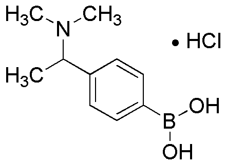 {4-[1-(Dimethylamino)ethyl]phenyl}boronic acid hydrochloride